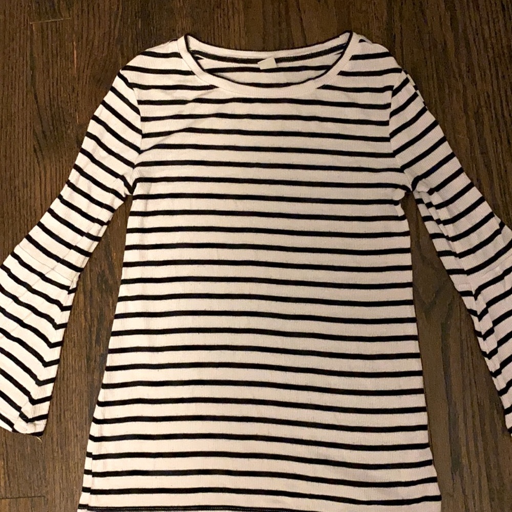 Black and White Stripe Women’s Shirt